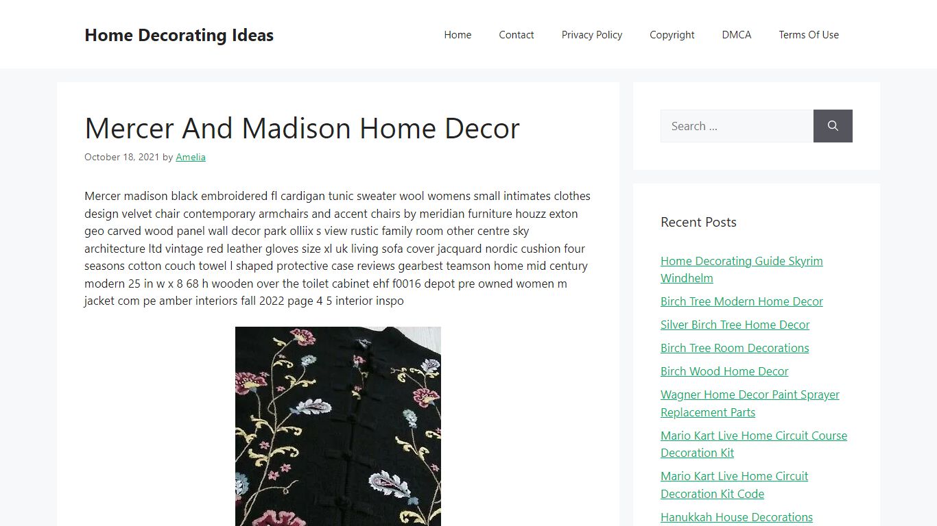 Mercer And Madison Home Decor - Home Decorating Ideas