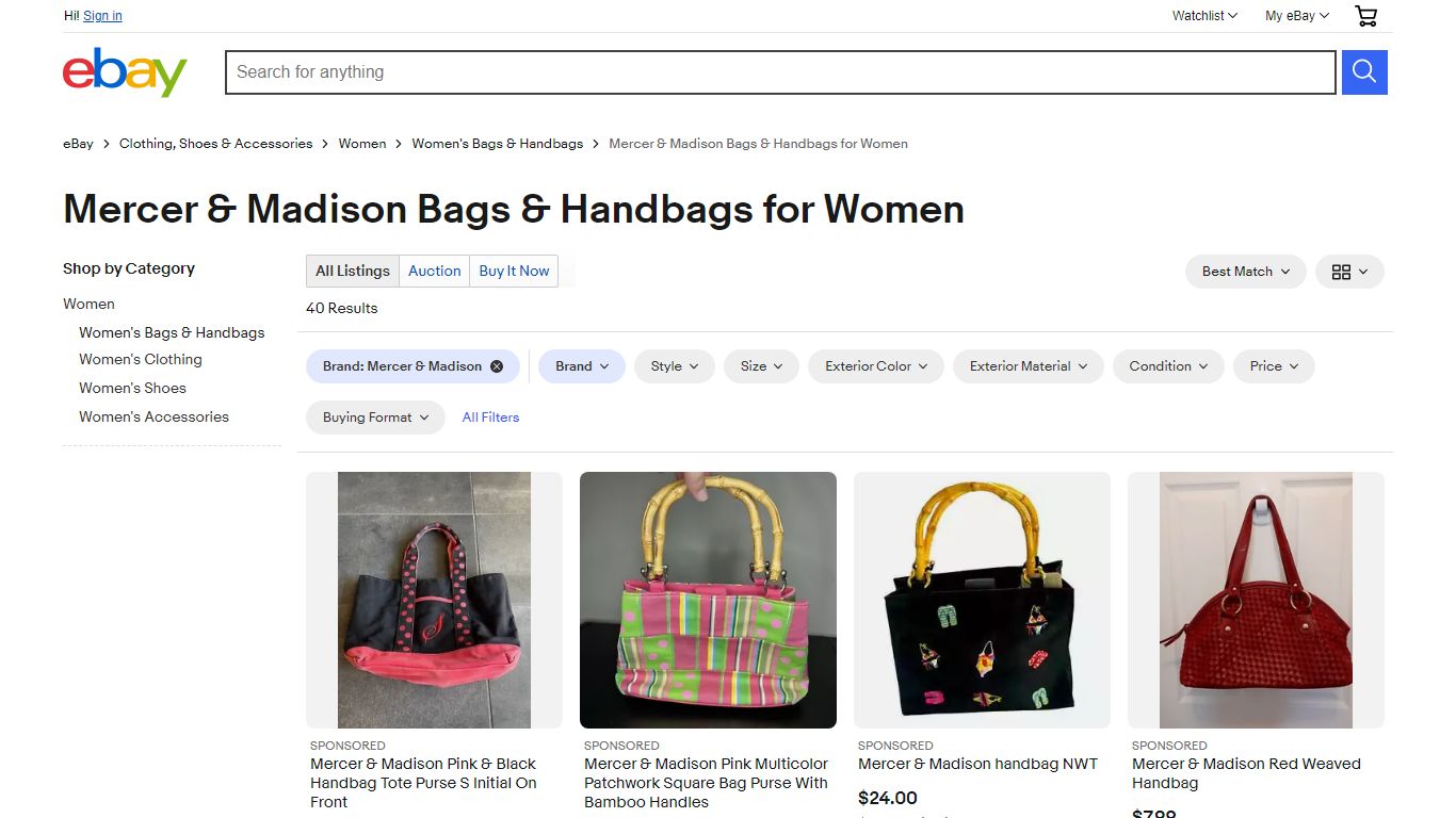 Mercer & Madison Bags & Handbags for Women for sale | eBay